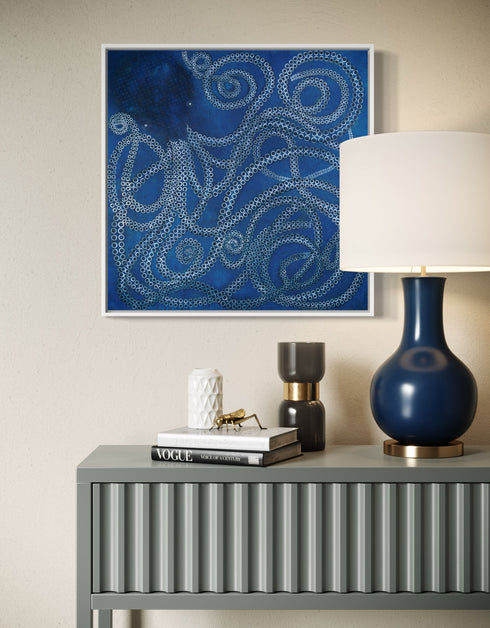 Kracken | Framed Giclee Print on Canvas